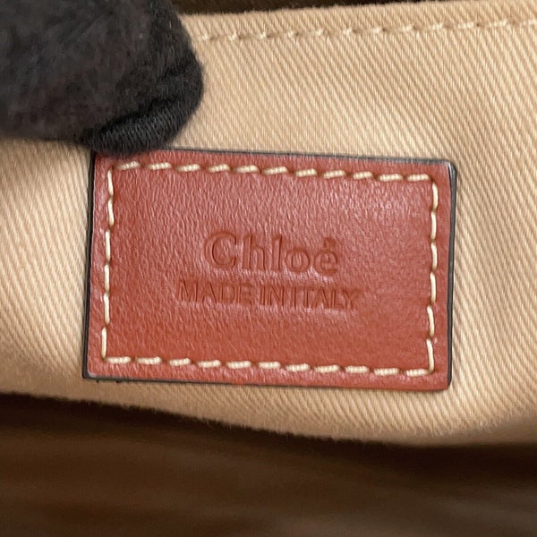 クロエ トートバッグ ウッディ WOODY キャンバス カーフレザー CHC22AS383I2690U Chloe