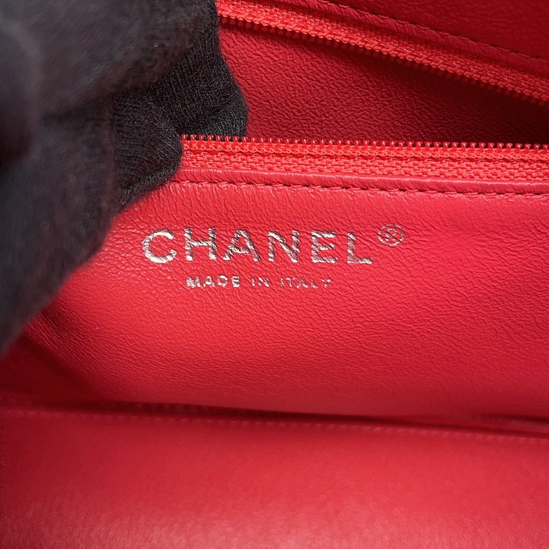 シャネル チェーンショルダーバッグ ココマーク マトラッセ キャビアスキン A91731 CHANEL