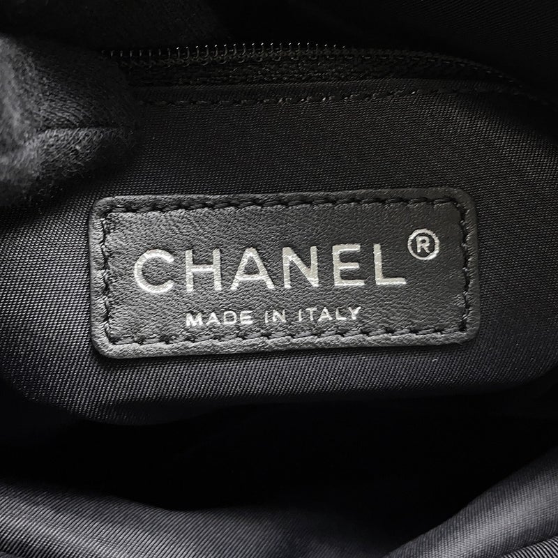 シャネル トートバッグ パリビアリッツ トートPM マトラッセ ココマーク スモール レザー/キャンバス A34208 CHANEL バッグ 黒