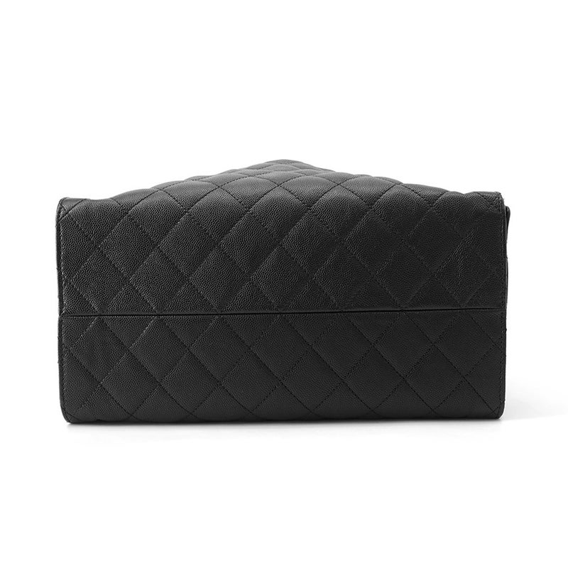 シャネル チェーンショルダーバッグ CHANEL25 ミディアム ココマーク マトラッセ キャビアスキン AS5293 CHANEL 黒