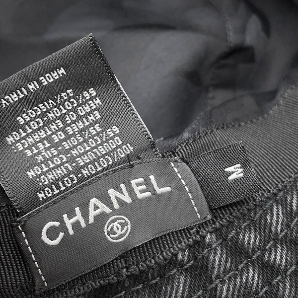 シャネル バケットハット ココマーク デニム コットン サイズM AAB065 CHANEL