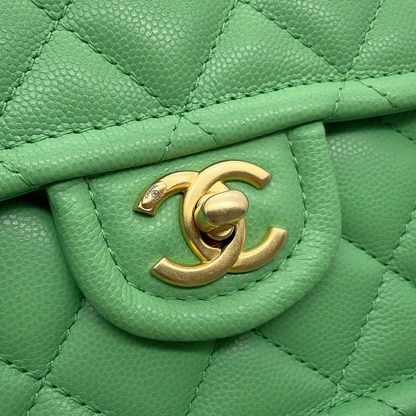 シャネル チェーンショルダーバッグ マトラッセ ココマーク キャビアスキン AS2356 CHANEL