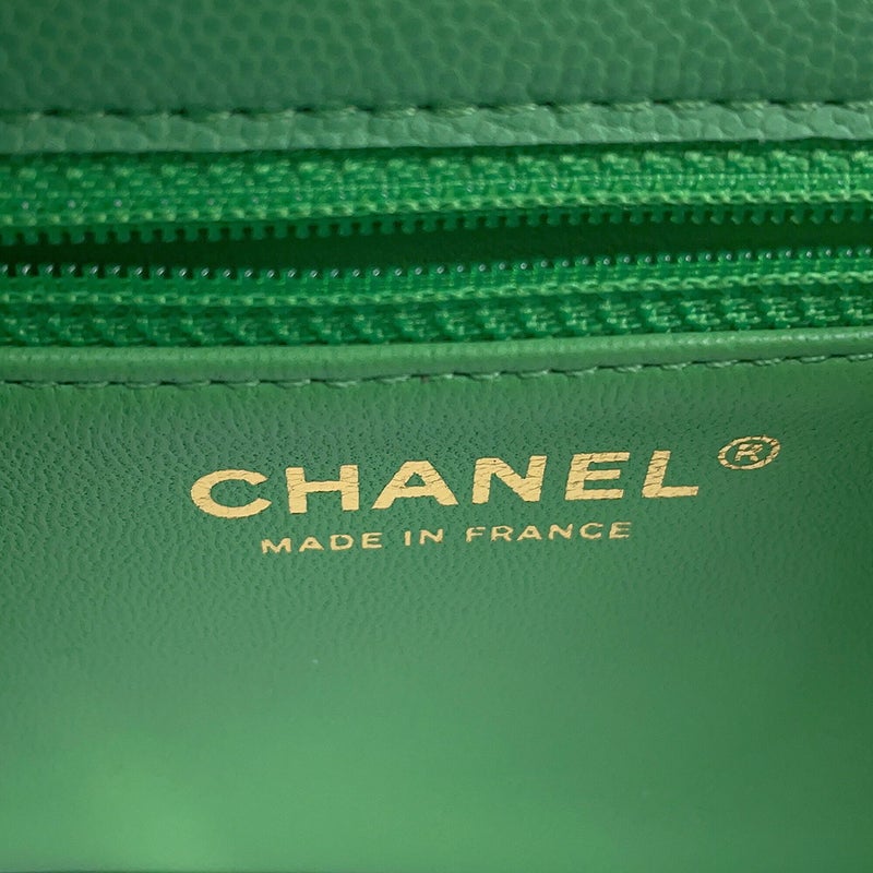 シャネル チェーンショルダーバッグ マトラッセ ココマーク キャビアスキン AS2356 CHANEL