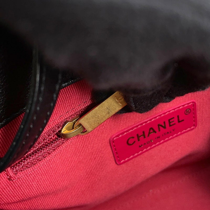 シャネル チェーンショルダーバッグ ショッピングバッグ マトラッセ ココマーク ラムスキン AS2750 CHANEL 黒
