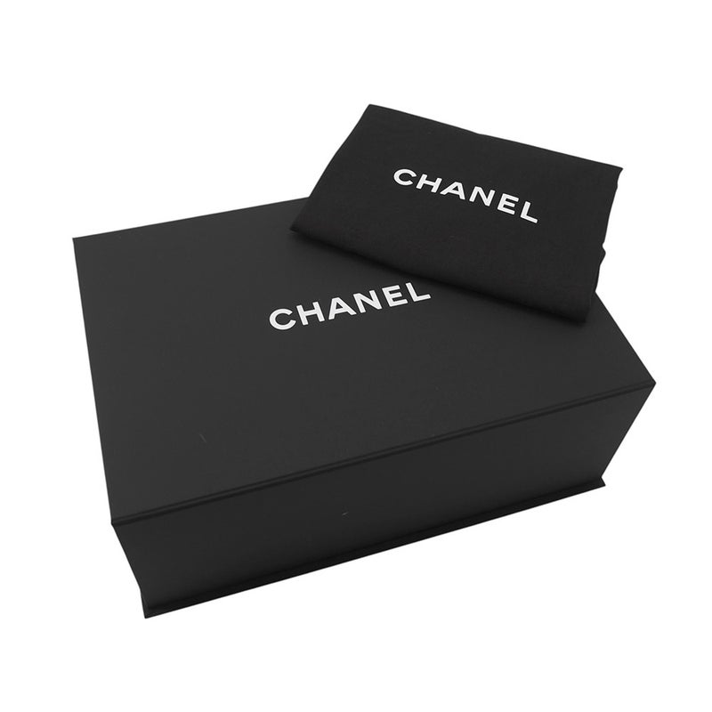 シャネル チェーンショルダーバッグ マトラッセ ココマーク レザー AS5863 CHANEL 黒
