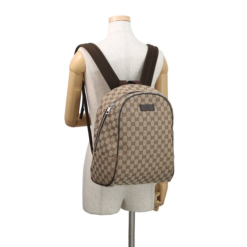 グッチ リュック GGキャンバス/レザー 449906 GUCCI バッグ リュックサック バックパック メンズ アウトレット品