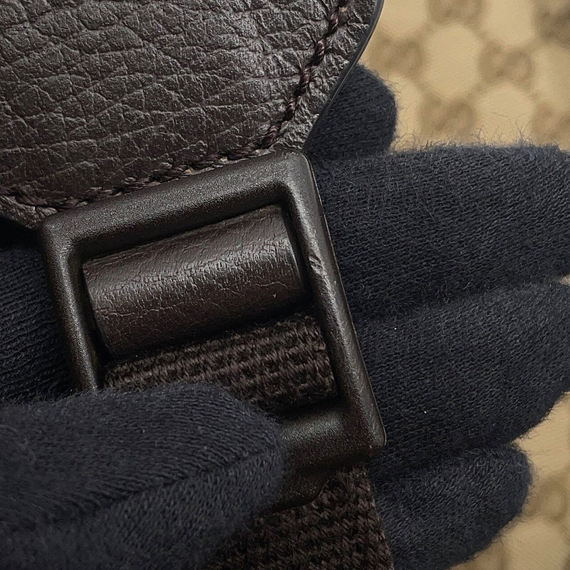 グッチ リュック GGキャンバス/レザー 449906 GUCCI バッグ リュックサック バックパック メンズ アウトレット品