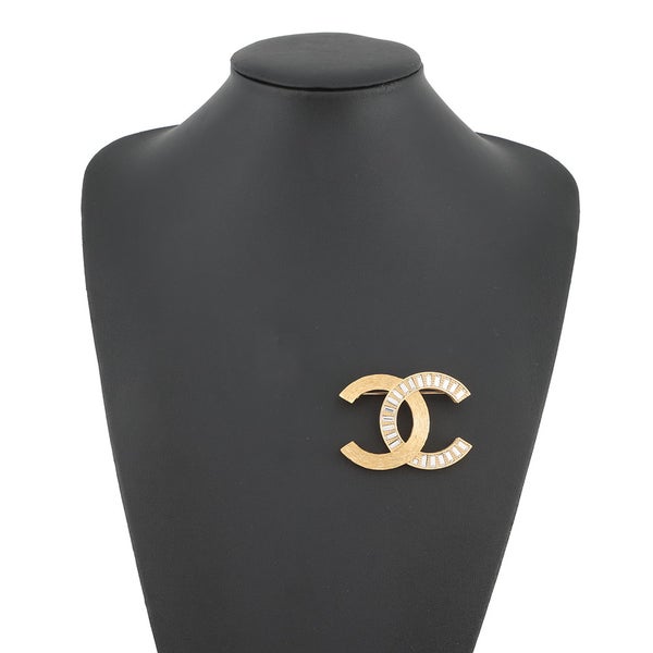 シャネル ブローチ ココマーク ラインストーン B24S CHANEL アクセサリー