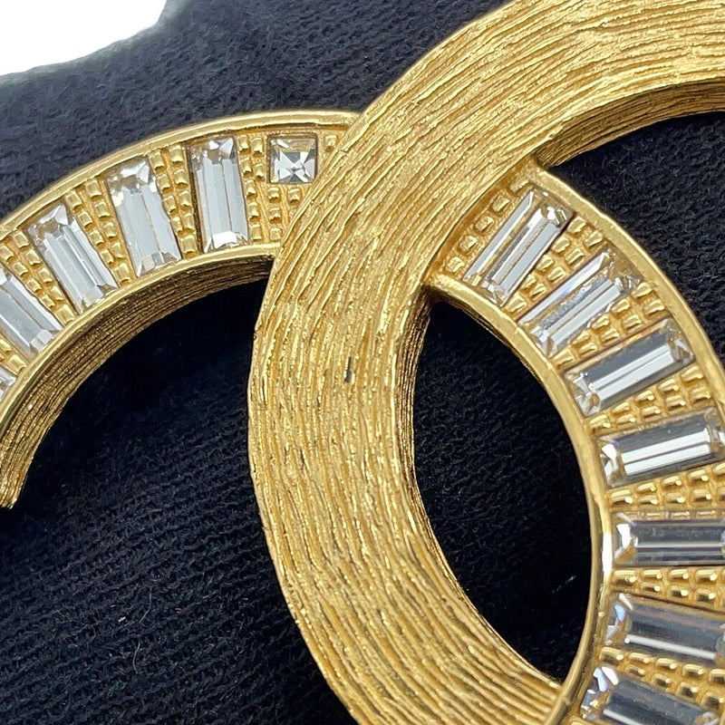 シャネル ブローチ ココマーク ラインストーン B24S CHANEL アクセサリー