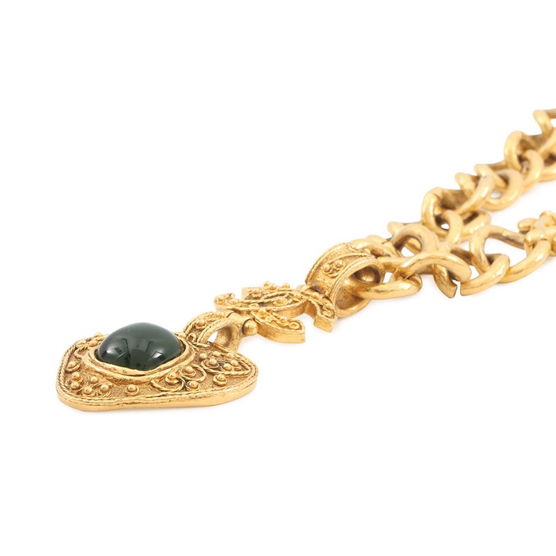 シャネル ネックレス ココマーク グリポア 94A メタル/カラーストーン CHANEL アクセサリー ヴィンテージ