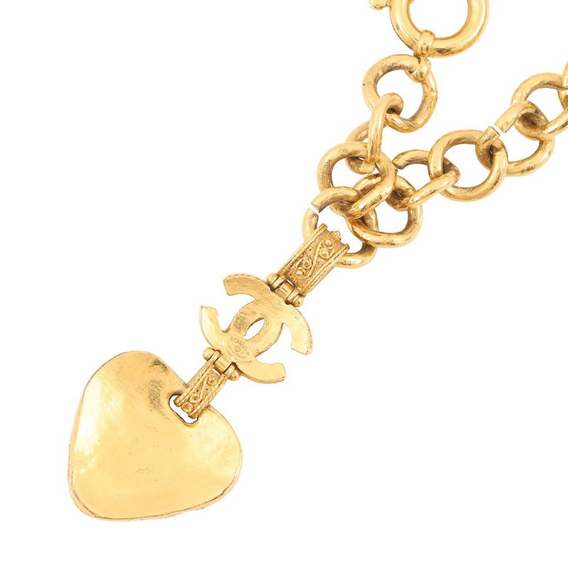 シャネル ネックレス ココマーク グリポア 94A メタル/カラーストーン CHANEL アクセサリー ヴィンテージ