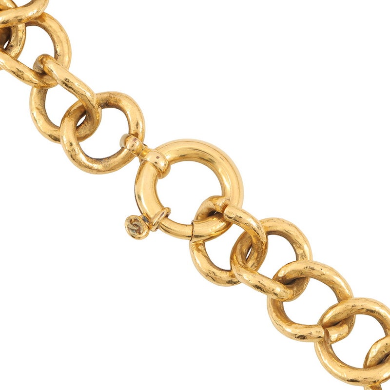 シャネル ネックレス ココマーク グリポア 94A メタル/カラーストーン CHANEL アクセサリー ヴィンテージ