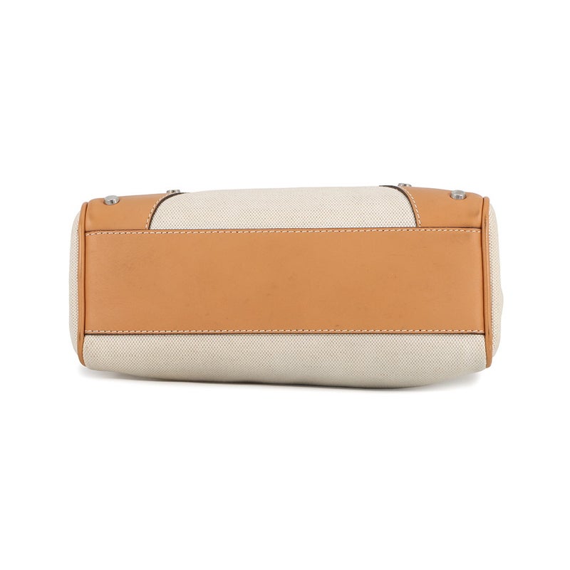 フェンディ ハンドバッグ ベルハラ レザー/キャンバス 419993 FENDI 2wayショルダーバッグ