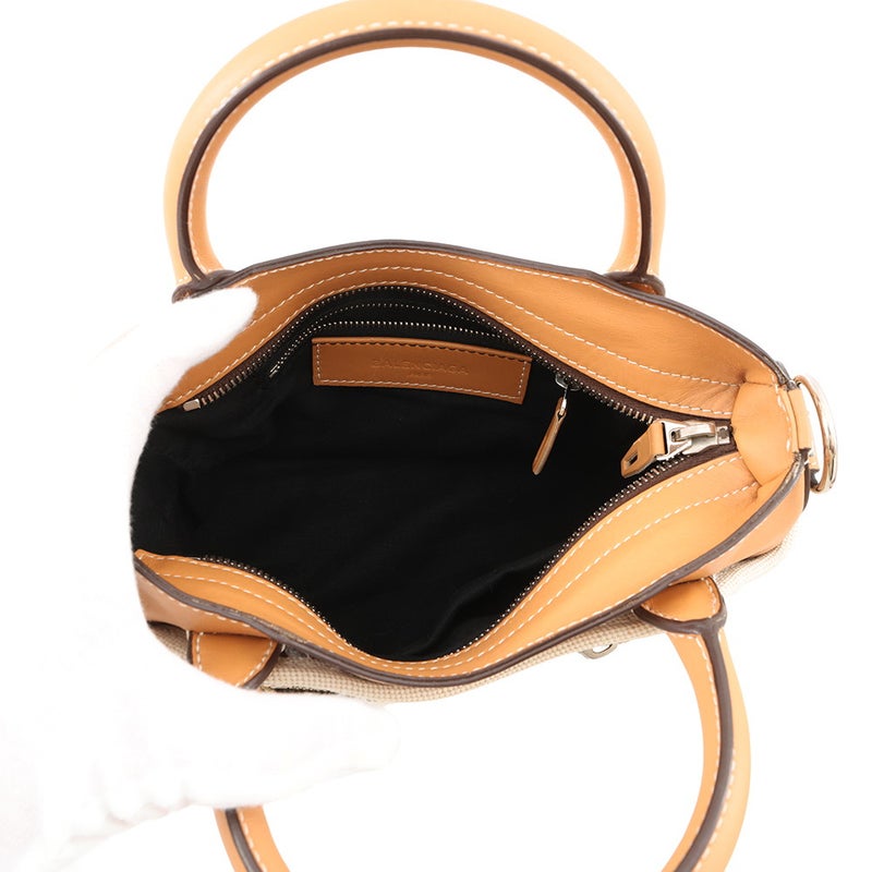 フェンディ ハンドバッグ ベルハラ レザー/キャンバス 419993 FENDI 2wayショルダーバッグ