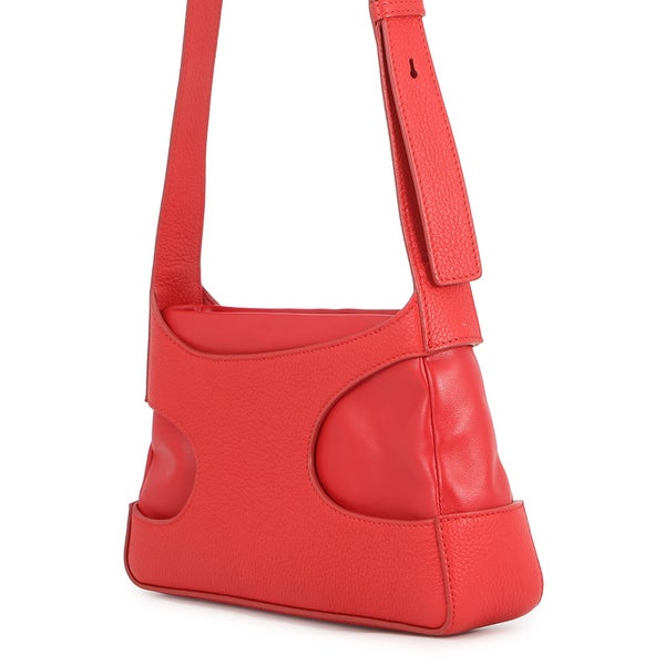 サルヴァトーレ・フェラガモ ショルダーバッグ カットアウト レザー 214956 Ferragamo