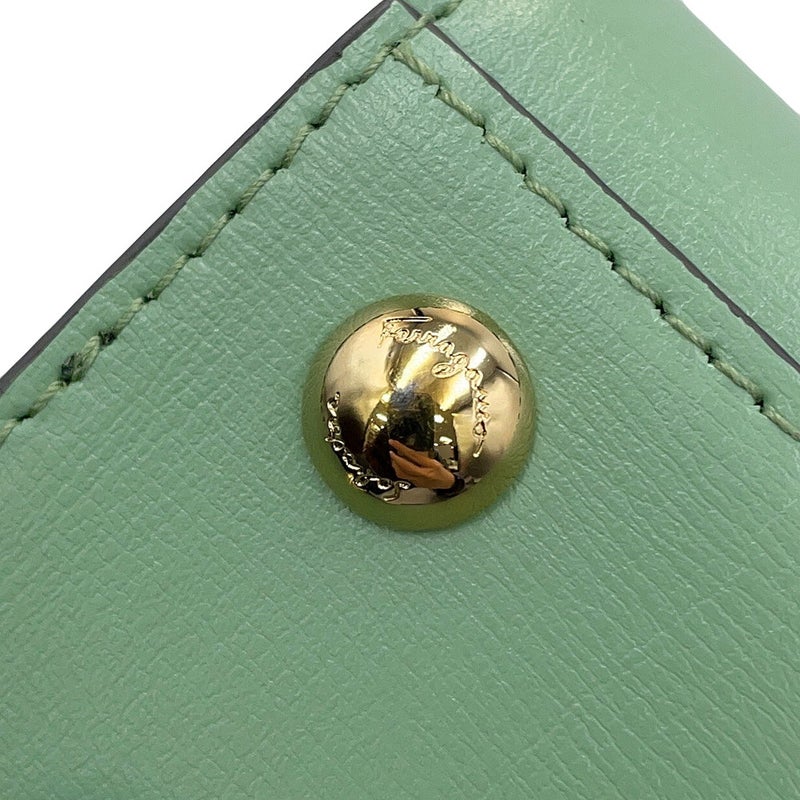 フェラガモ ショルダーバッグ ヴァラリボン レザー 21I282 Ferragamo 2way
