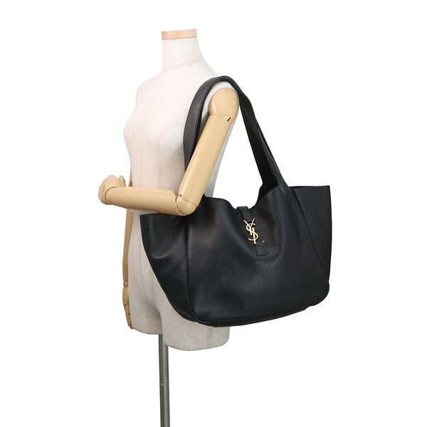 サンローランパリ トートバッグ LE 5 A 7 BEA ル・サンカセット ベア 763435 SAINT LAURENT PARIS 黒