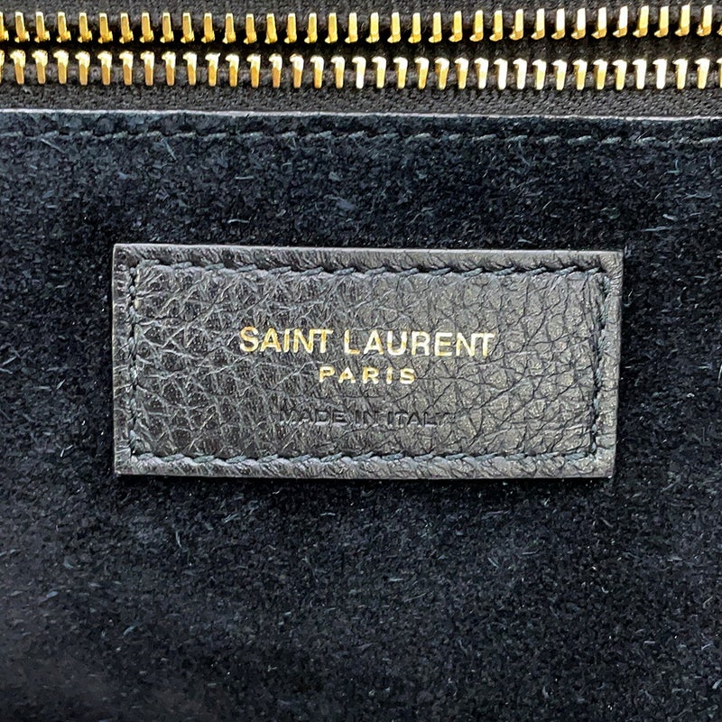サンローランパリ トートバッグ LE 5 A 7 BEA ル・サンカセット ベア 763435 SAINT LAURENT PARIS 黒