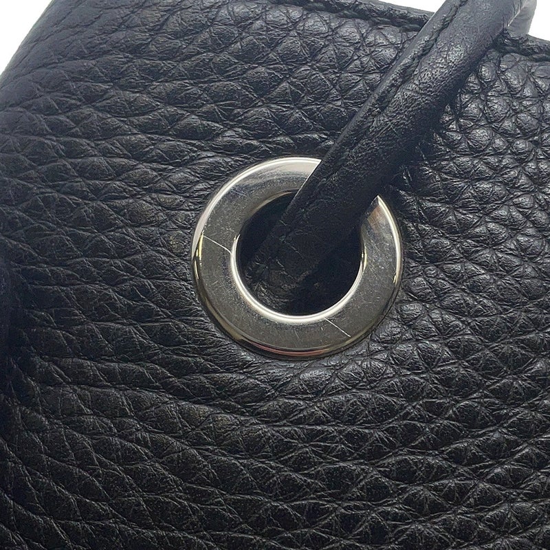 グッチ リュック ソーホー 巾着 バックパック レザー 625770 GUCCI バッグ リュックサック ブラック 黒