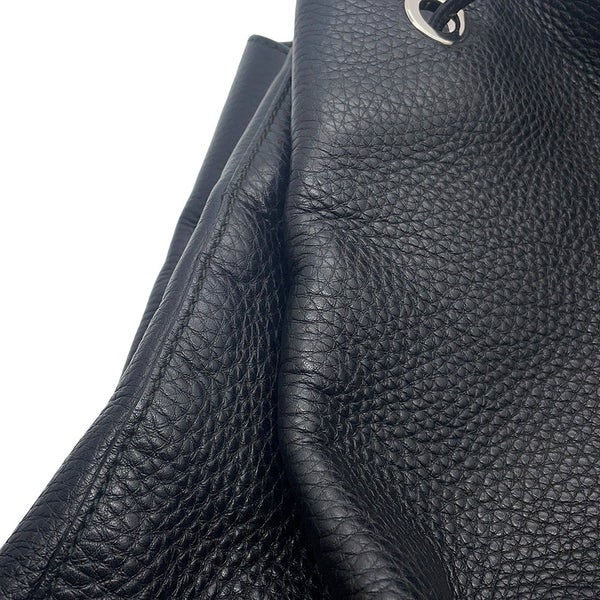 グッチ リュック ソーホー 巾着 バックパック レザー 625770 GUCCI バッグ リュックサック ブラック 黒