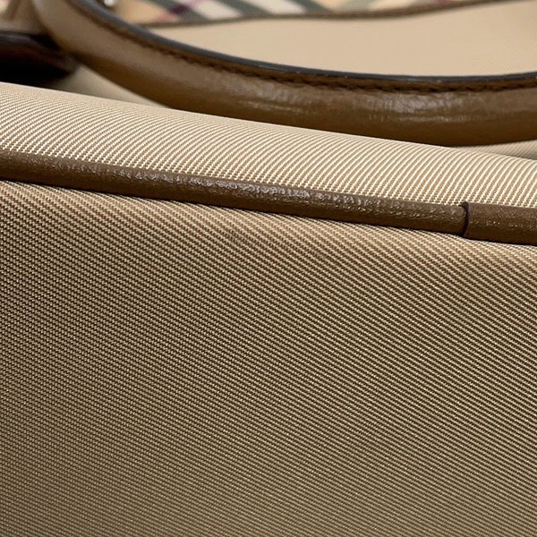 バーバリー トートバッグ ノバチェック キャンバス レザー BURBERRY