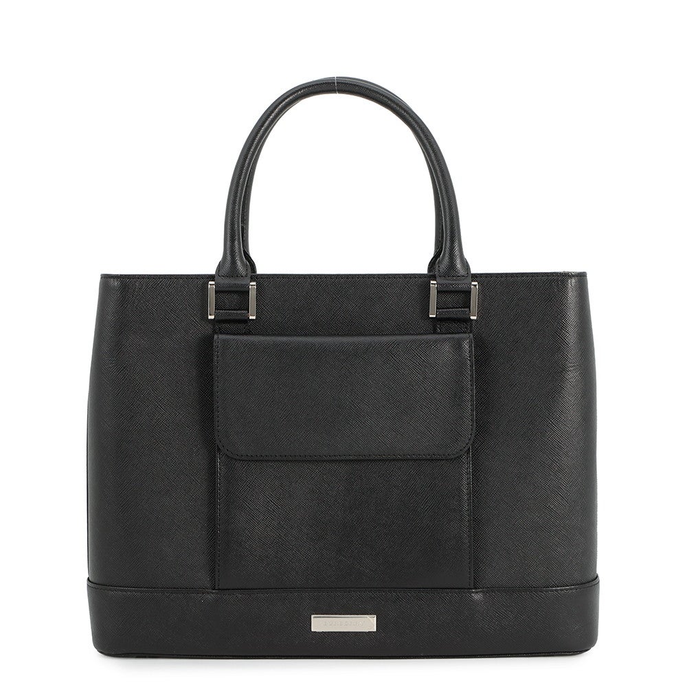 バーバリー トートバッグ ノバチェック レザー BURBERRY 黒 | 中古
