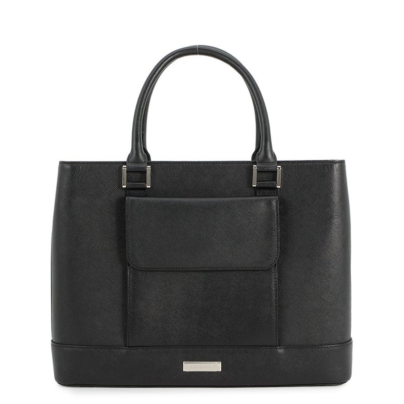 バーバリー トートバッグ ノバチェック レザー BURBERRY 黒