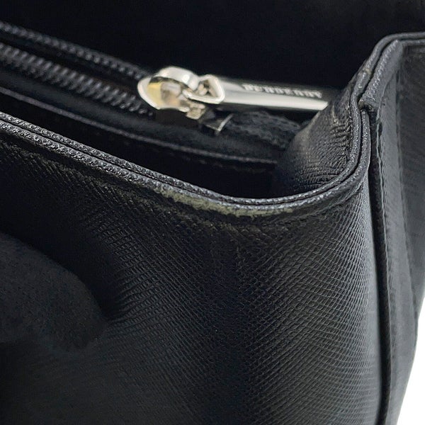 バーバリー トートバッグ ノバチェック レザー BURBERRY 黒