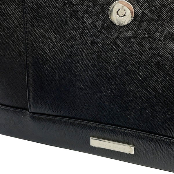 バーバリー トートバッグ ノバチェック レザー BURBERRY 黒