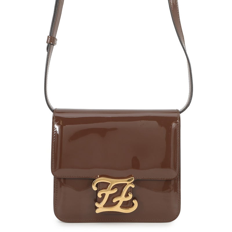 フェンディ ショルダーバッグ カリグラフィ パテント 8BT317 FENDI バッグ