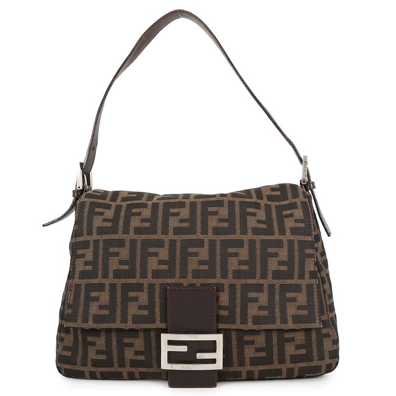 フェンディ ハンドバッグ ズッカ マンマバケット キャンバス 26325 FENDI ワンショルダーバッグ
