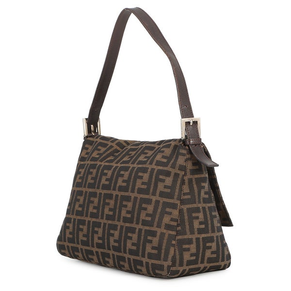 フェンディ ハンドバッグ ズッカ マンマバケット キャンバス 26325 FENDI ワンショルダーバッグ