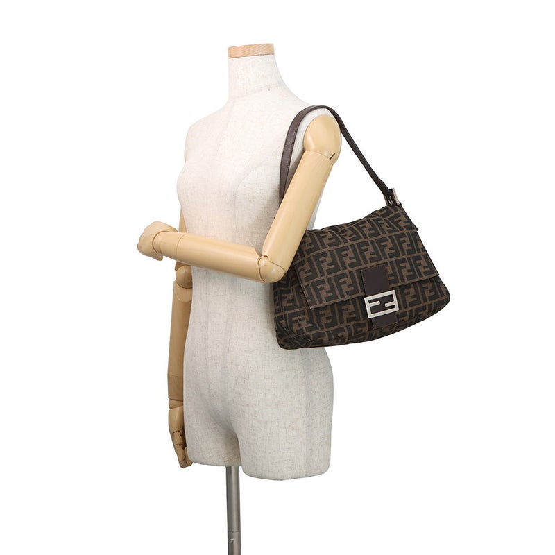 フェンディ ハンドバッグ ズッカ マンマバケット キャンバス 26325 FENDI ワンショルダーバッグ