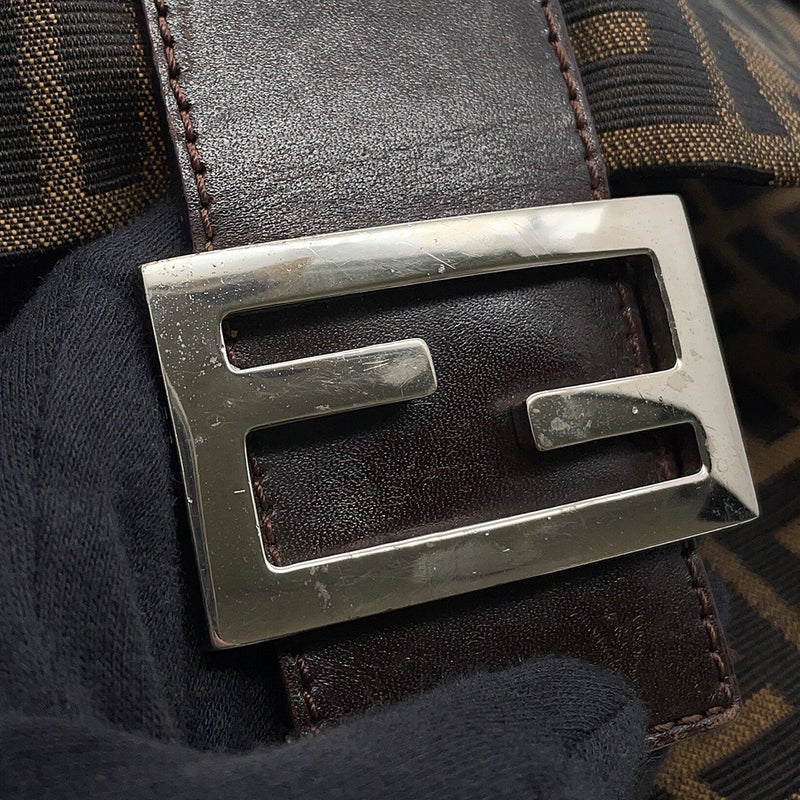 フェンディ ハンドバッグ ズッカ マンマバケット キャンバス 26325 FENDI ワンショルダーバッグ