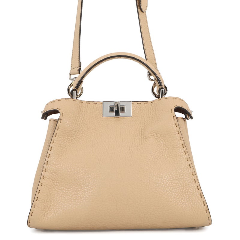 フェンディ ハンドバッグ ピーカブー アイコニックエッセンシャリー レザー 8BN302 FENDI 2wayショルダーバッグ