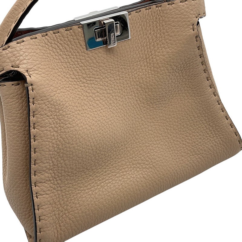 フェンディ ハンドバッグ ピーカブー アイコニックエッセンシャリー レザー 8BN302 FENDI 2wayショルダーバッグ