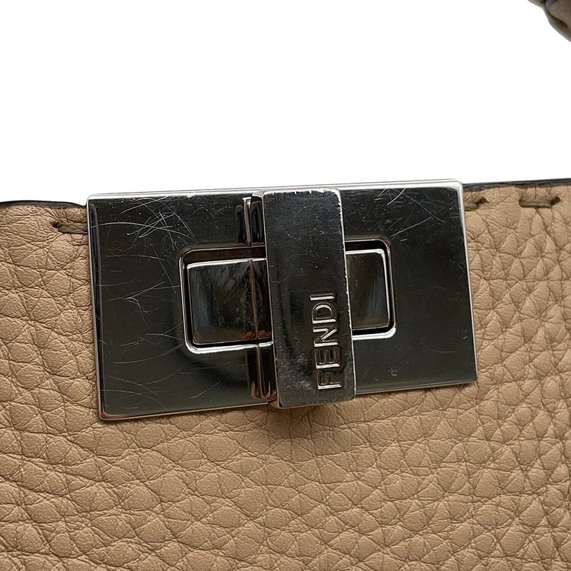 フェンディ ハンドバッグ ピーカブー アイコニックエッセンシャリー レザー 8BN302 FENDI 2wayショルダーバッグ