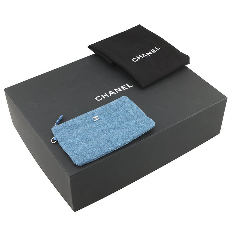 シャネル チェーンショルダーバッグ CHANEL 22 グリッターパッチワーク スモール デニム AS3261 ポーチ付き