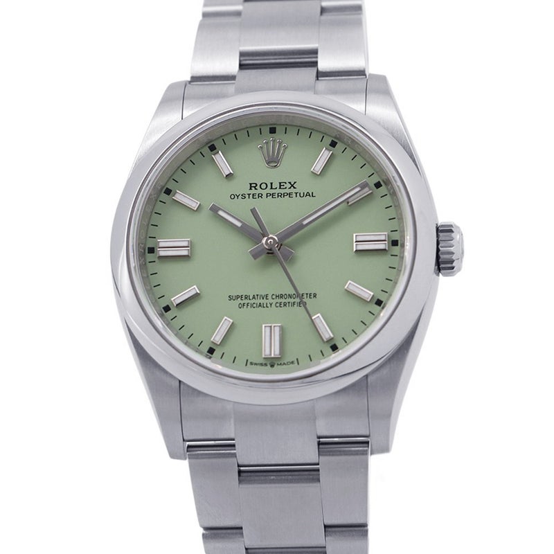 ロレックス オイスターパーペチュアル36 ランダムシリアル ルーレット 126000 ROLEX 腕時計 ピスタチオ文字盤