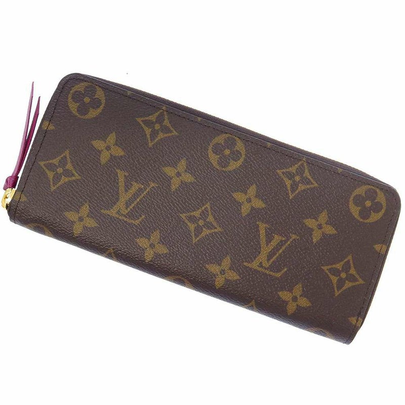 ルイヴィトン 長財布 モノグラム ポルトフォイユ・クレマンス M60742 LOUIS VUITTON フューシャ