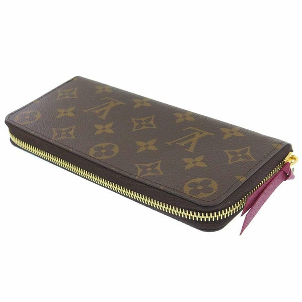 ルイヴィトン 長財布 モノグラム ポルトフォイユ・クレマンス M60742 LOUIS VUITTON フューシャ
