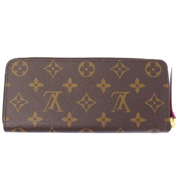 ルイヴィトン 長財布 モノグラム ポルトフォイユ・クレマンス M60742 LOUIS VUITTON フューシャ