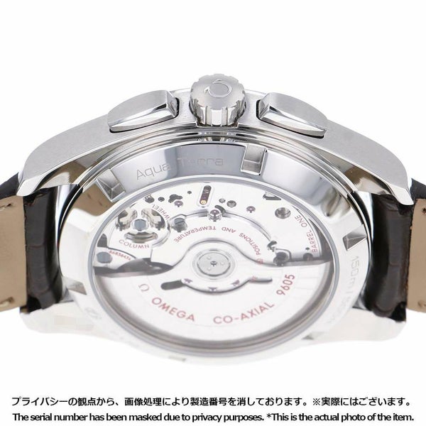 オメガ シーマスター アクアテラ クロノグラフ GMT 231.13.43.52.02.001 シルバー文字盤