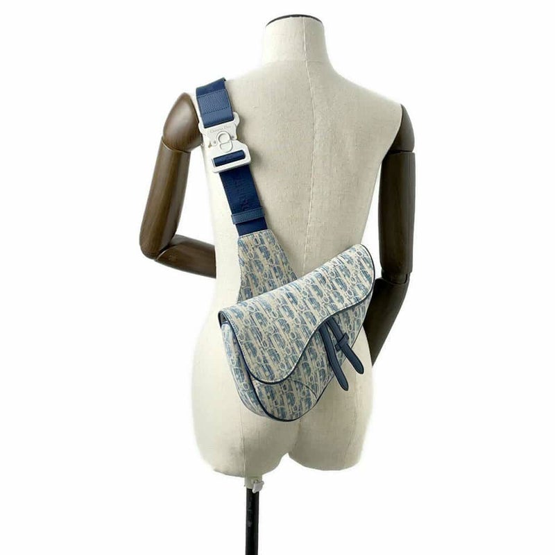 クリスチャン・ディオール ボディバッグ オブリーク カスリ サドル 1ADPO093UTK Christian Dior