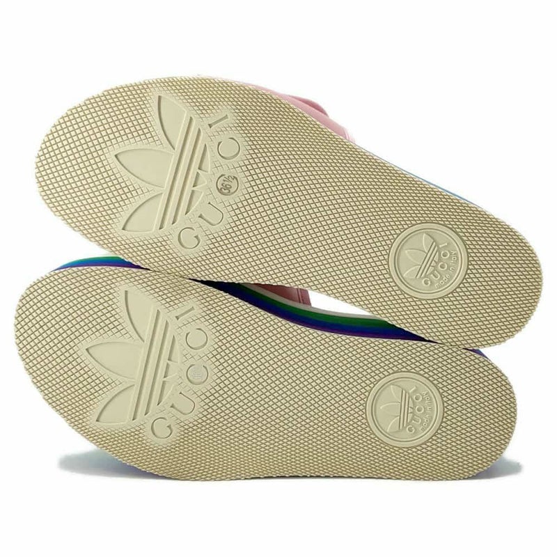 グッチ サンダル アディダスコラボ プラットフォーム シルク レディースサイズ36 1/2 702294 GUCCI adidas 靴