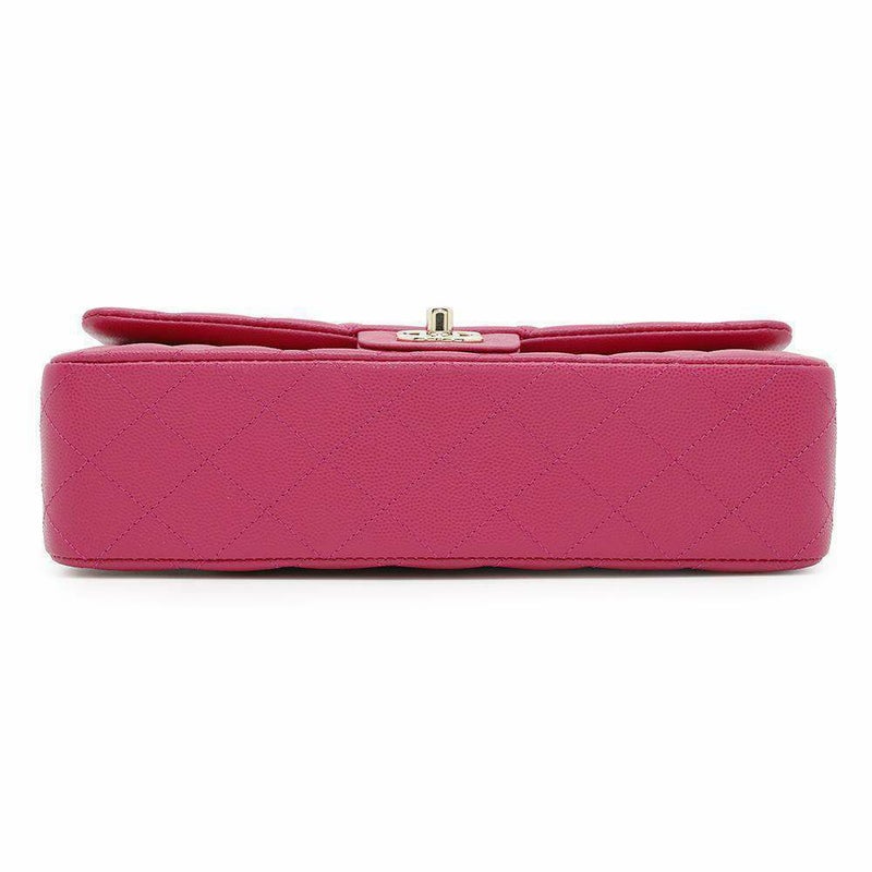 シャネル チェーンショルダーバッグ マトラッセ25 ココマーク キャビアスキン ダブルチェーン A01112 CHANEL