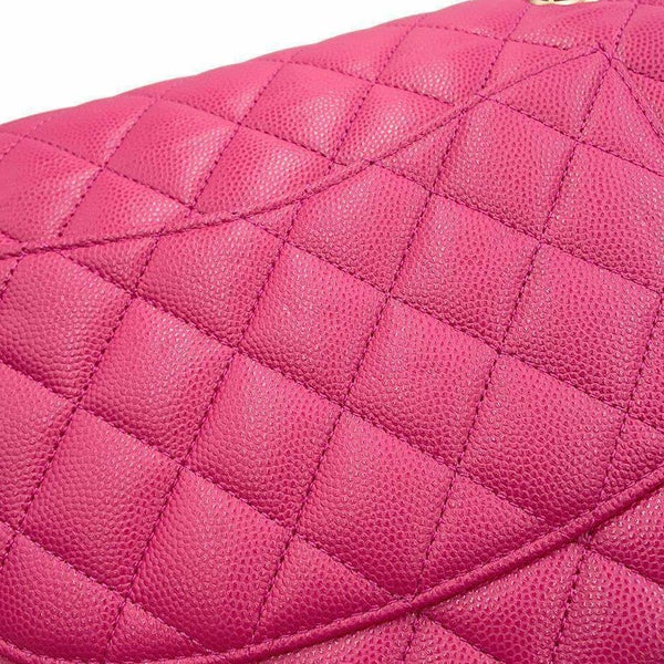 シャネル チェーンショルダーバッグ マトラッセ25 ココマーク キャビアスキン ダブルチェーン A01112 CHANEL