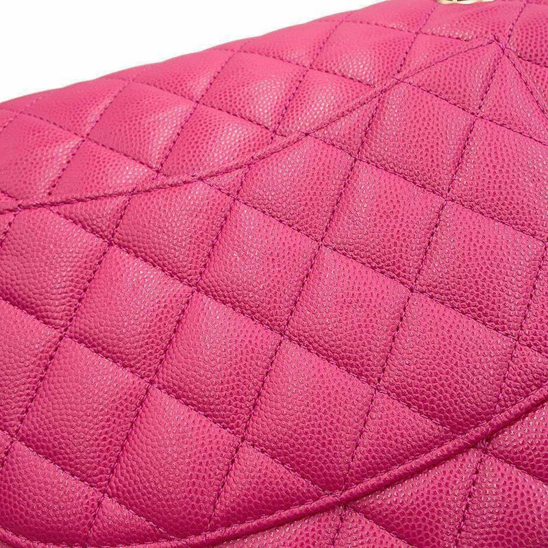 シャネル チェーンショルダーバッグ マトラッセ25 ココマーク キャビアスキン ダブルチェーン A01112 CHANEL