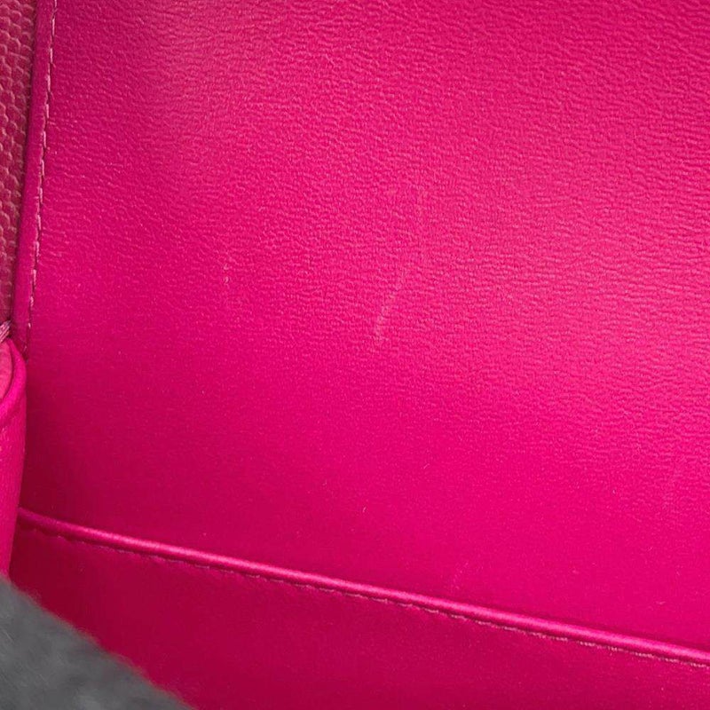 シャネル チェーンショルダーバッグ マトラッセ25 ココマーク キャビアスキン ダブルチェーン A01112 CHANEL