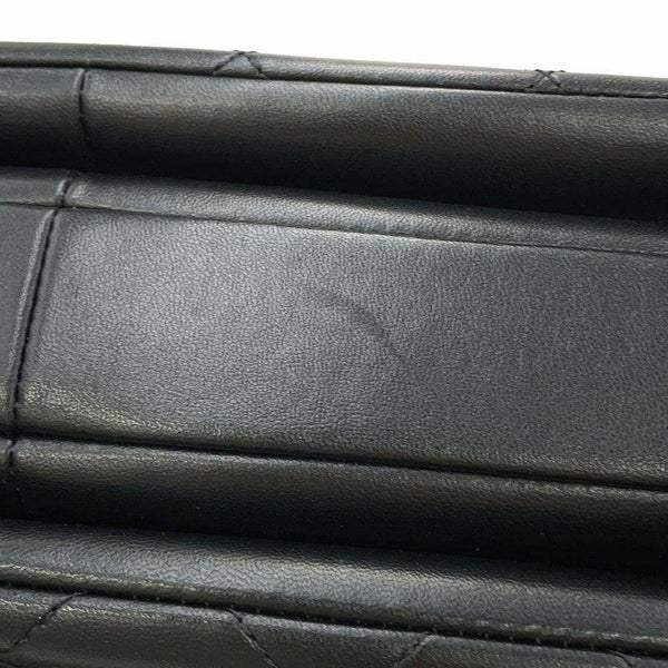 シャネル ハンドバッグ ココマーク マトラッセ トップハンドル ラムスキン A92236 CHANEL 2way チェーンショルダー 黒